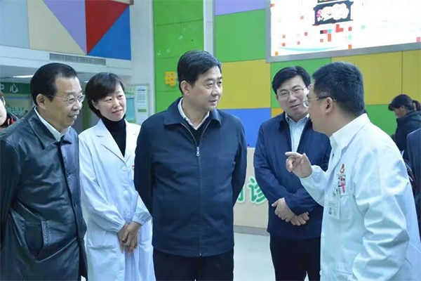 市委书记汪泉一行来院调研